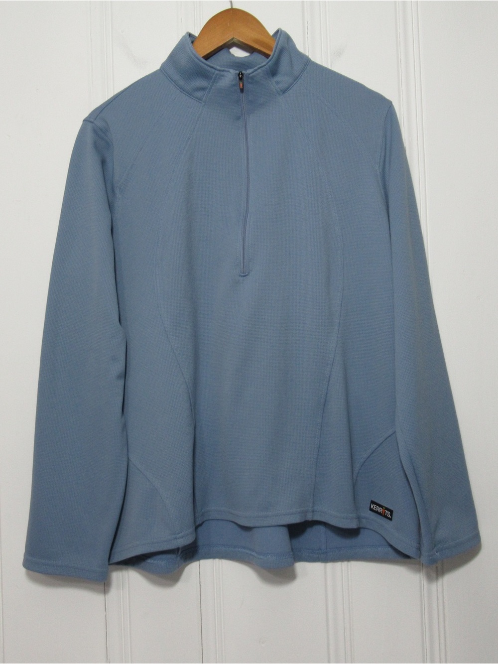 Kerrits Equestrian Chill Chaser Zip Neck Thermal Waffle Knit Pullover Size XL - Picture 3 of 12